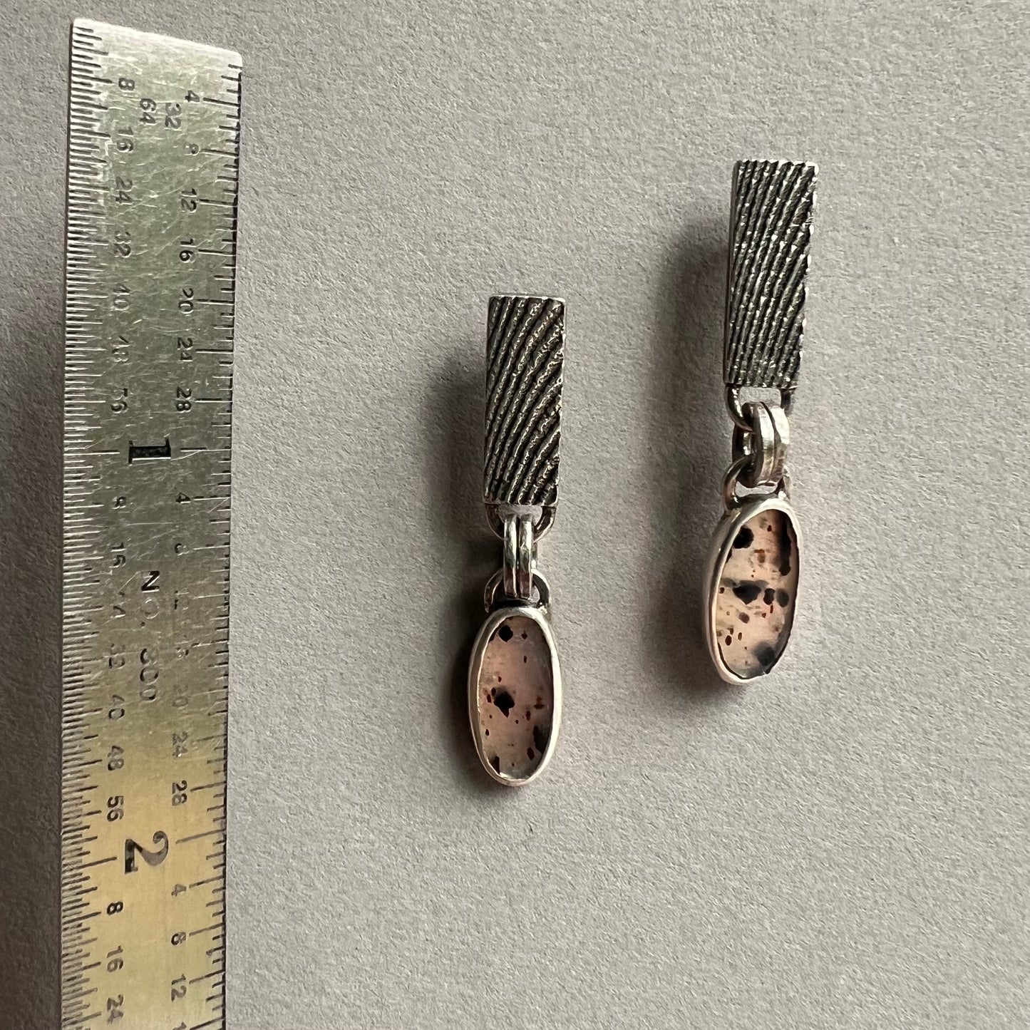 Montana Agate Post Earrings
