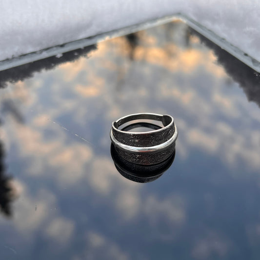 Banded Ring with texture