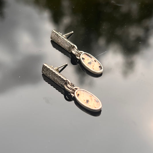 Montana Agate Post Earrings