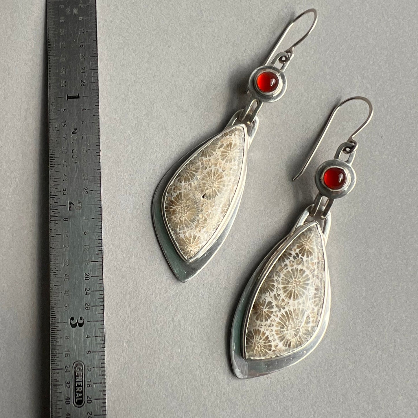 Fossilized Coral with Carnelian